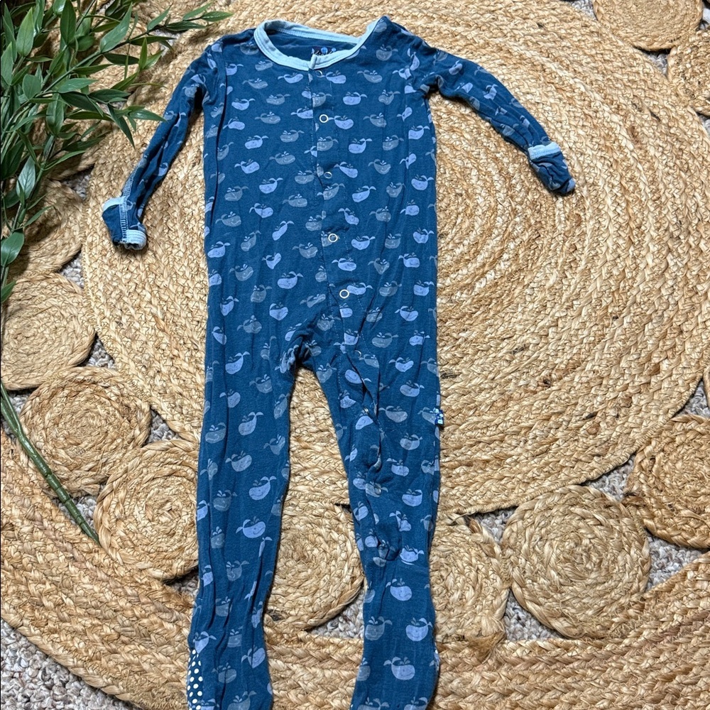 Kickee Pants Bamboo Zip Front Jumpsuit. 6-12mo ** read**